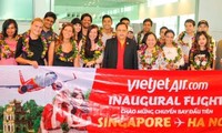 Vietjet mở đường bay Hà Nội - Singapore